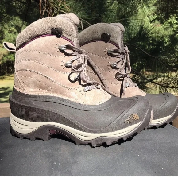 The North Face Women’s Primaloft Outdoor Hiking Boots Sz 8.5 - Picture 2 of 6